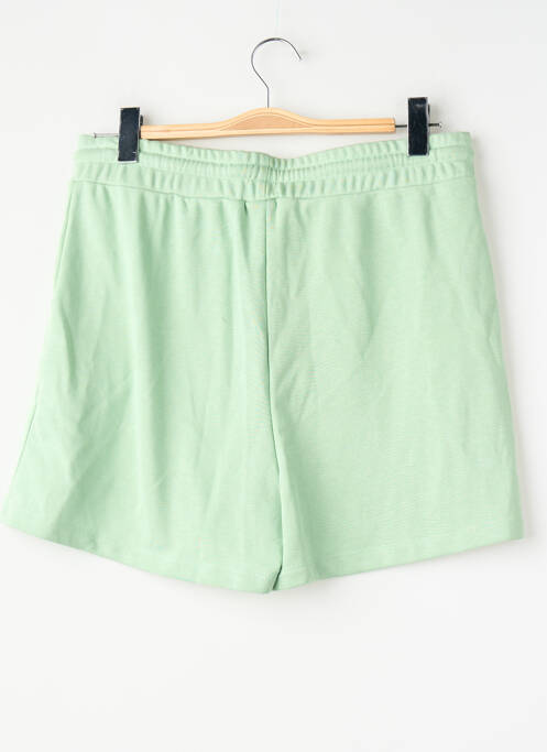 Șort croială dreaptă talie înaltă verde PIECES femme