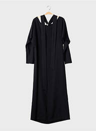 Rochie lungă negru BANDITAS FROM MARSEILLE femeie