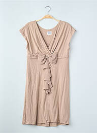 Rochie scurtă bej TWINSET femeie