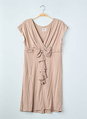 Rochie scurtă bej TWINSET femeie