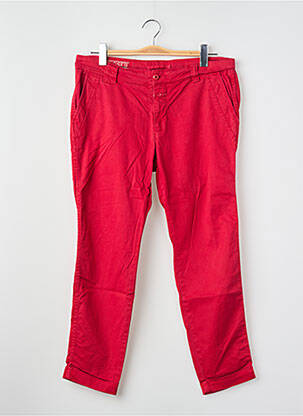 Pantalon chino roșu CLOSED femeie