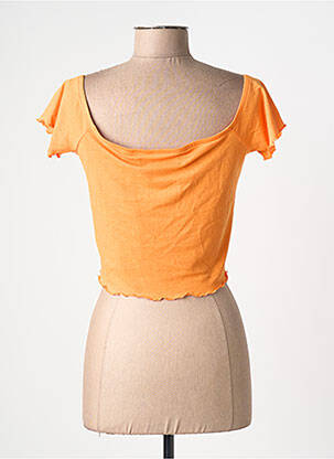 Tricou mâneci scurte mâneci scurte portocalie VERO MODA femeie