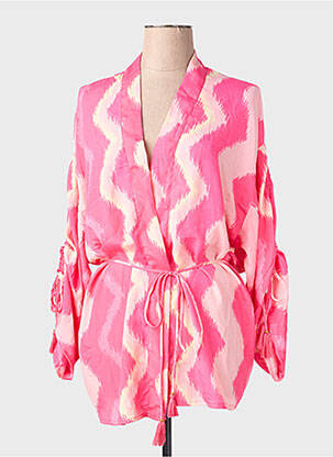 Jachete kimono roz GOLD & SILVER femeie