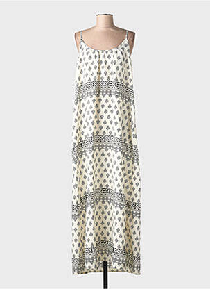 Rochie scurtă guler rotund alb VILA femeie