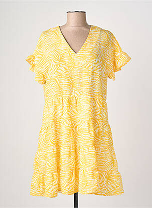 Rochie scurtă mâneci scurte mâneci scurte galben VILA femme