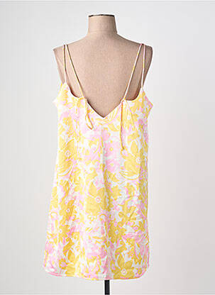 Rochie scurtă fără mâneci fără mâneci galben VERO MODA femeie