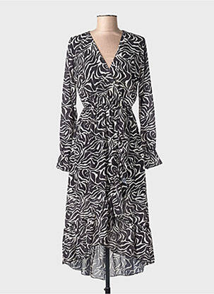 Rochie lungă negru HAILYS femeie