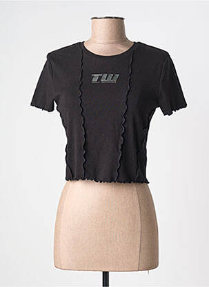 Tricou negru TALLY WEIJL femeie