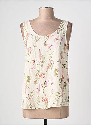 Bluză guler rotund bej VERO MODA femme