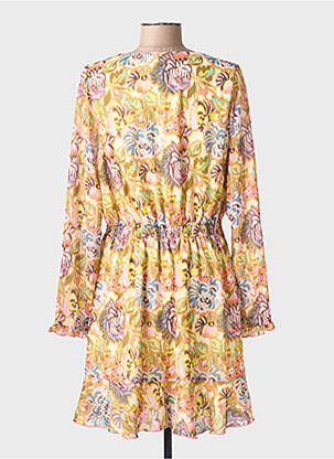 Rochie scurtă galben ONLY femeie