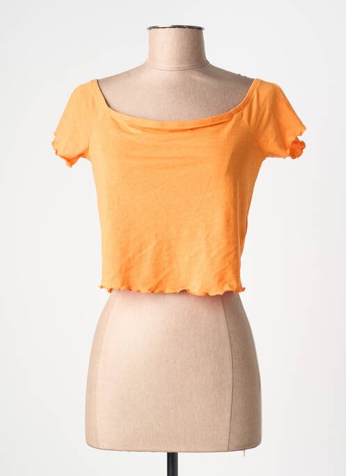 Tricou mâneci scurte mâneci scurte portocaliu VERO MODA femme