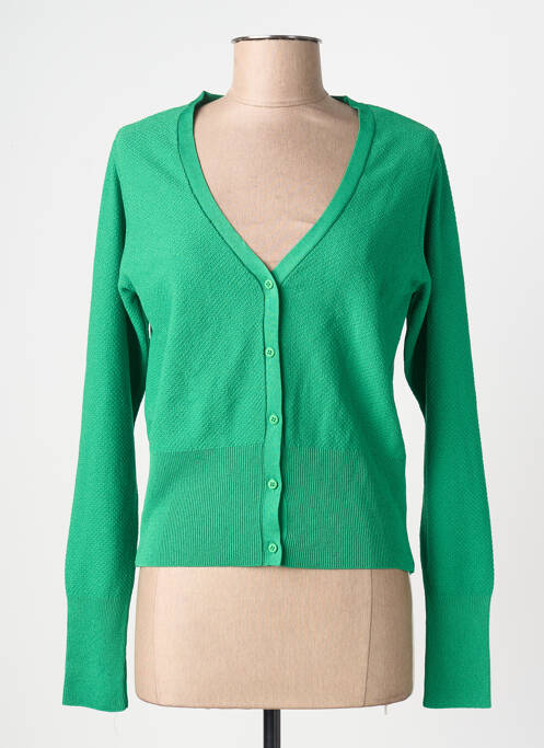 Vestă cu mâneci lungi verde ASTRID BLACK LABEL femme