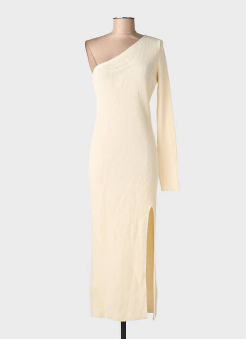 Rochie pulover bej MANGO femme