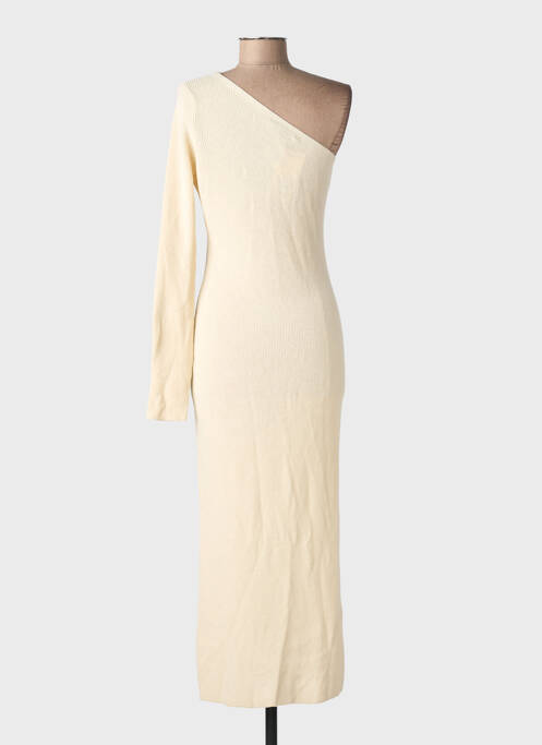 Rochie pulover bej MANGO femme