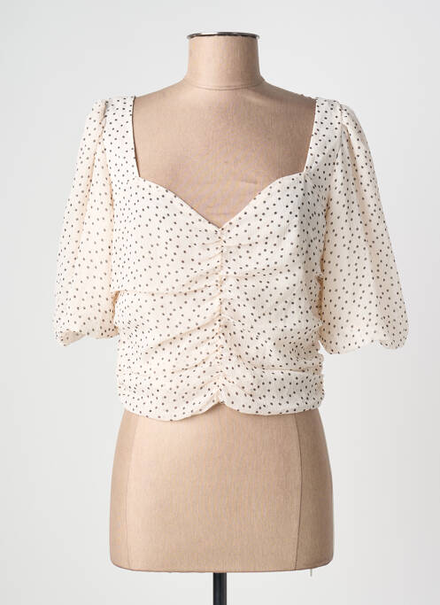 Top alb MANGO femme