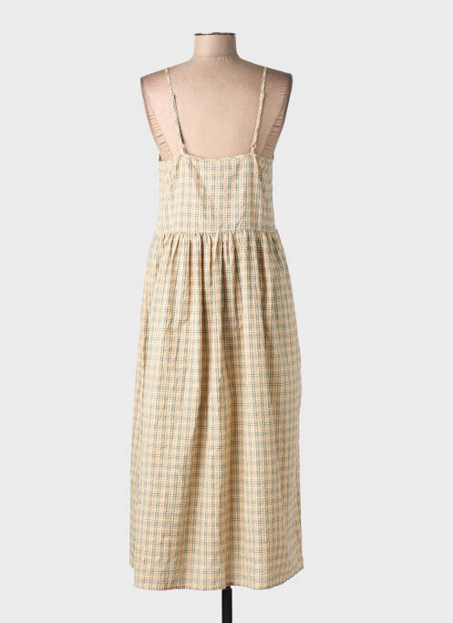 Rochie lungă fără mâneci fără mâneci bej VILA femme