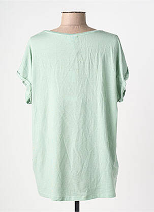 Tricou croială dreaptă mâneci scurte albastru VERO MODA femeie