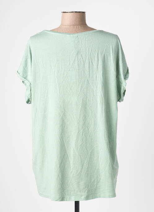 Tricou croială dreaptă mâneci scurte albastru VERO MODA femme