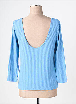 Tricou albastru MANGO femeie