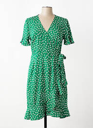 Rochie scurtă mâneci scurte mâneci scurte verde ONLY femme