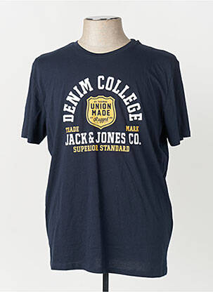 Tricou albastru JACK & JONES homme