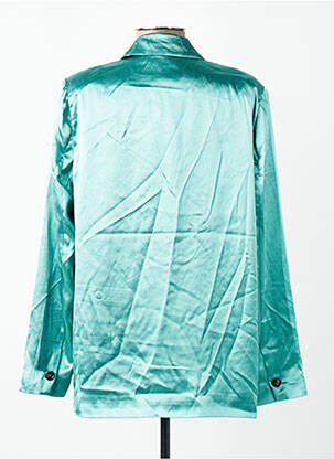 Sacou guler tip costum verde VILA femeie