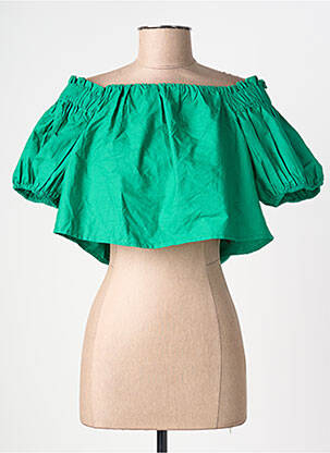 Top verde JACQUELINE DE YONG femeie
