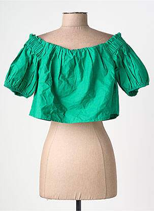 Top verde JACQUELINE DE YONG femeie