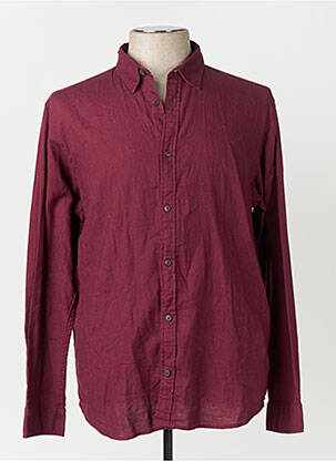 Cămașă cu mâneci lungi violet JACK & JONES bărbat