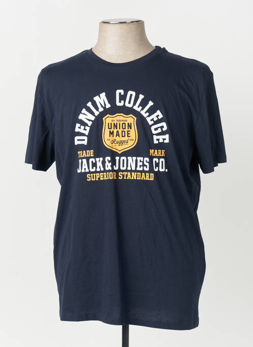 Tricou albastru JACK & JONES homme