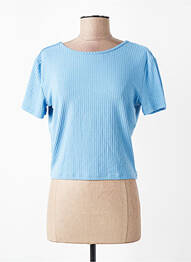 Tricou albastru MANGO femme