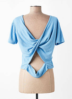 Tricou albastru MANGO femeie