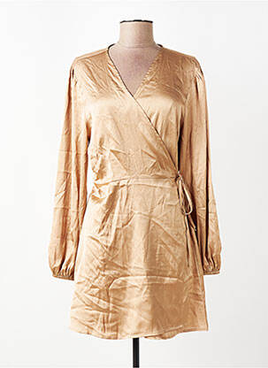 Rochie midi fără mâneci fără mâneci bej JACQUELINE DE YONG femeie