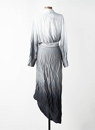 Rochie lungă gri MANGO femeie