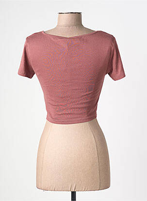 Tricou guler rotund mâneci scurte roșu ONLY femeie