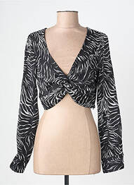 Top mâneci lungi negru ONLY femeie