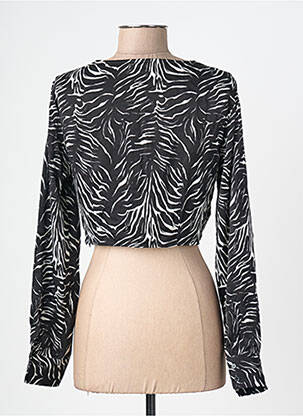 Top mâneci lungi negru ONLY femeie