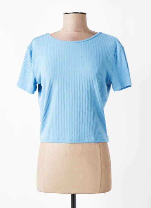 Tricou albastru MANGO femme