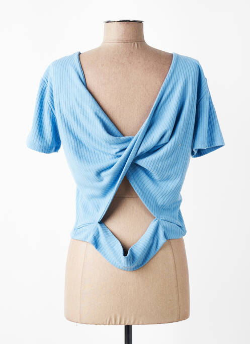 Tricou albastru MANGO femme
