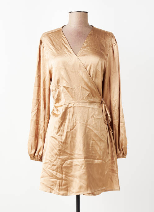 Rochie midi fără mâneci fără mâneci bej JACQUELINE DE YONG femme