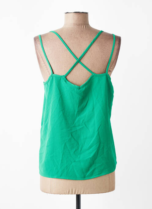 Maiou croială dreaptă fără mâneci verde JACQUELINE DE YONG femme