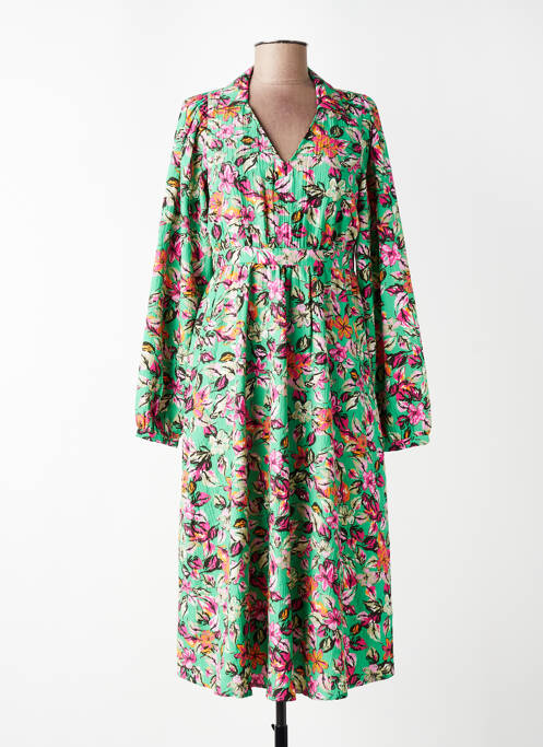Rochie lungă mâneci lungi mâneci lungi verde VERO MODA femme