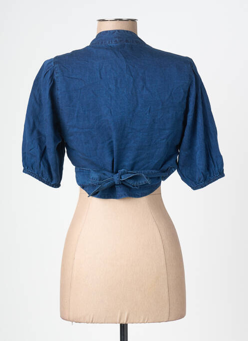 Top albastru MANGO femme