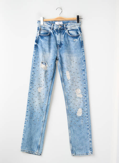 Blugi boyfriend albastru MANGO femme