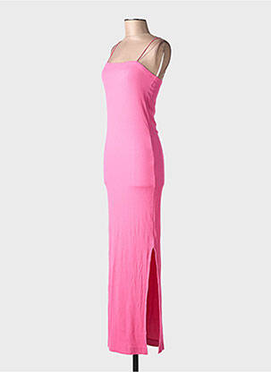 Rochie lungă fără mâneci fără mâneci roz ONLY femeie
