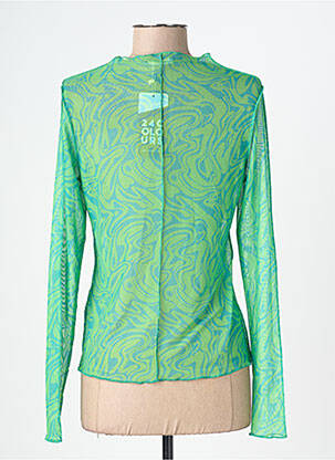 Tricou verde 24 COLOURS femeie