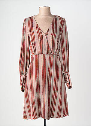 Rochie scurtă maro VILA femeie