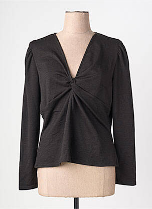 Top mâneci lungi negru JACQUELINE DE YONG femeie