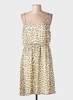 Rochie scurtă fără mâneci fără mâneci maro VERO MODA femeie