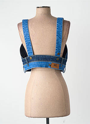 Top scurt albastru YOUNG DESIGNERS femeie